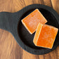Amberblokje | Amber Powder schaaltje zwart hout