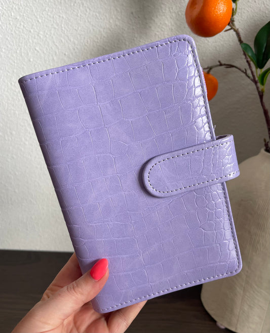 Budget Binder A6 Croco | Lila