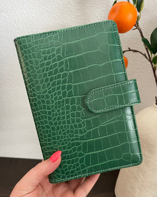 Budget Binder A6 Croco | Groen