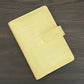 Budget Binder A6 Croco | Pastel Geel