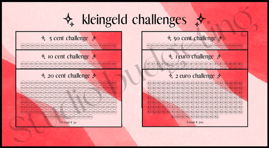 Kleingeld challenge | rood