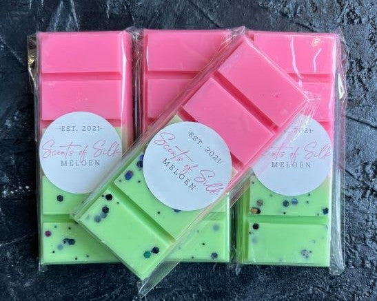 Meloen Snapbar waxmelts wax melts wax melt waxmelt Miniblok