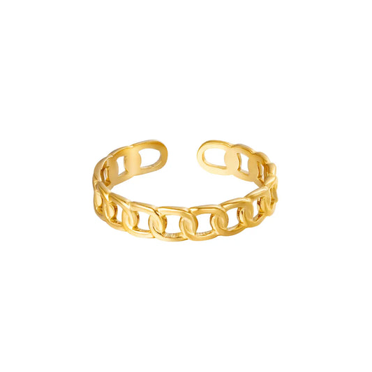 Ring 'Chain' goud