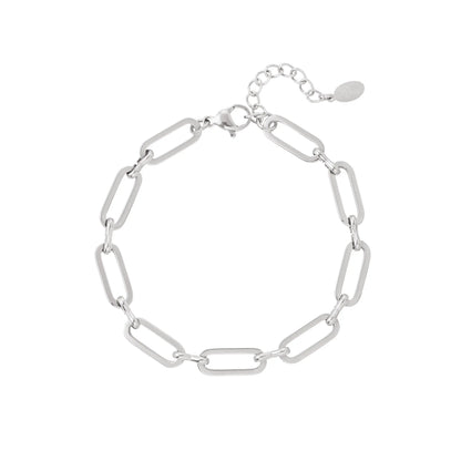 Armband 'Chain' zilver