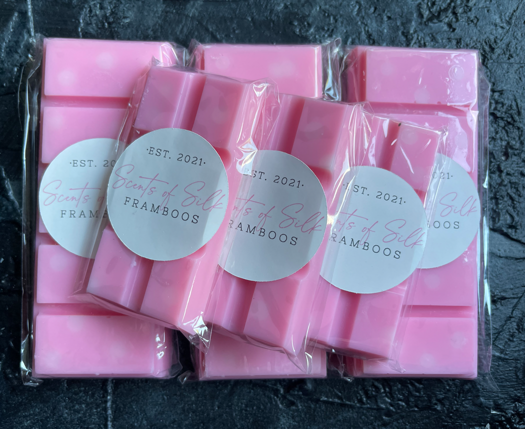 Framboos Snapbar waxmelts wax melts wax melt waxmelt Miniblok